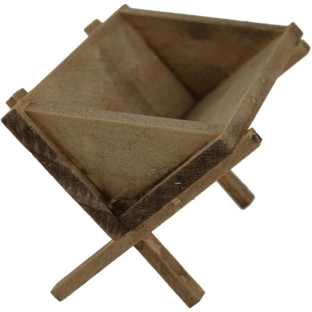 Mangiatoia in legno cm 6,5x5x4 Mondo Presepi