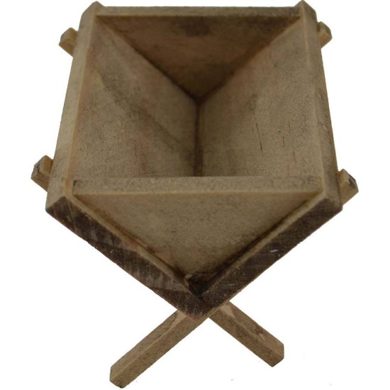 Wooden manger 6.5x5x4 cm