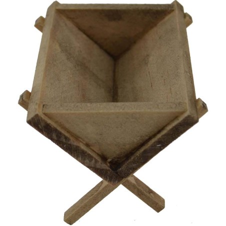 Wooden manger 6.5x5x4 cm