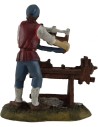 Carpintero de 8 cm en resina Mondo Presepi