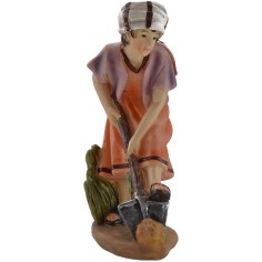 Contadino che vanga 15 cm presepe Mondo Presepi