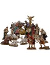 Complete nativity scene 14 subjects Landi Moranduzzo