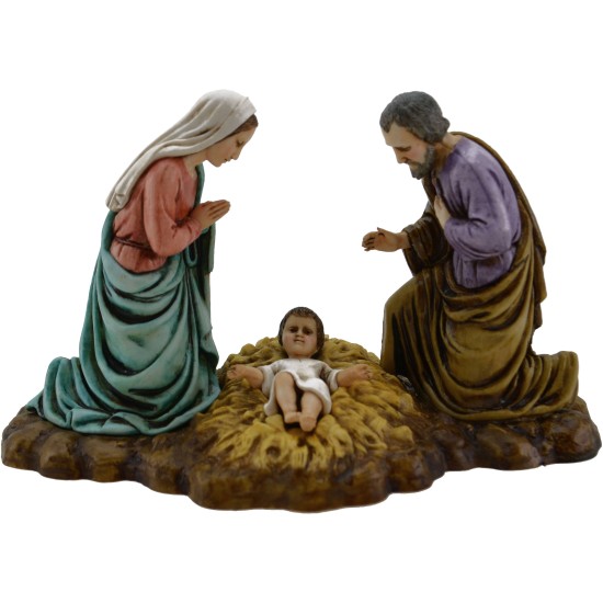 Complete nativity scene 14 subjects Landi Moranduzzo