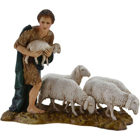 Complete nativity scene 14 subjects Landi Moranduzzo