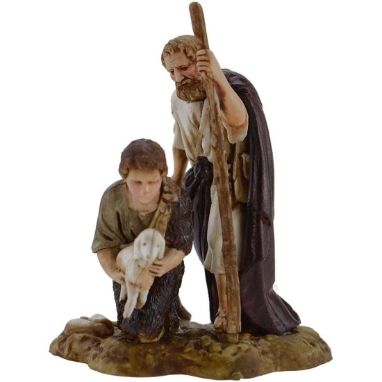 Complete nativity scene 14 subjects Landi Moranduzzo