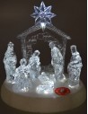 Nativity illuminated with music