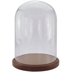 Campana para belén de vidrio Ø 22,5x30 h. Mondo Presepi