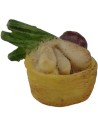 Cesta con verduras Ø 2 cm Mundo Pesebre