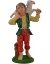 Pastore con pecora a spalle 10 cm Mondo Presepi