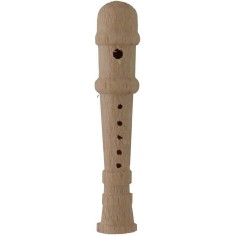 Flauta de madera 3 cm Mundo Pesebres