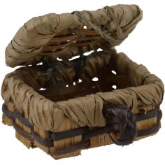 Wicker chest cm 4x3x2.3 h.