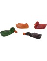 Set 4 oche in resina 4,5 cm