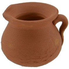 Terracotta jug 2 cm