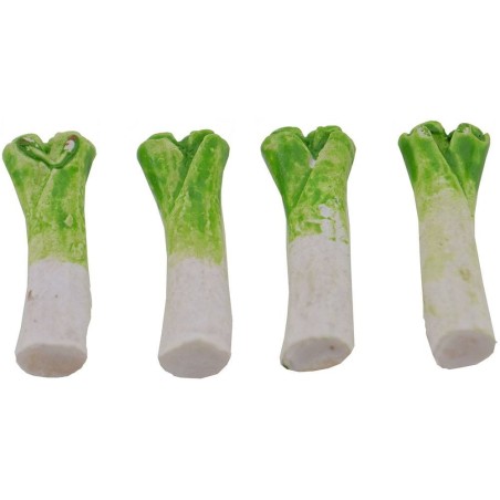 4-piece set leeks 2 cm small parts for nativity scene