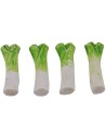 Set 4 pezzi porri 2 cm minuterie presepe Mondo Presepi