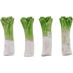 Set 4 pezzi porri 2 cm minuterie presepe Mondo Presepi 2