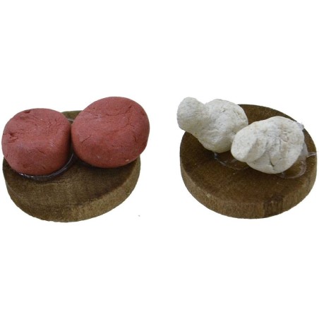 Juego de 2 tablas de cortar con queso ø 1,8 cm Mundo Pesebre