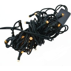 Cadena de 20 luces LED para belén, luz blanca cálida, distancia entre LEDs 20 cm. 2