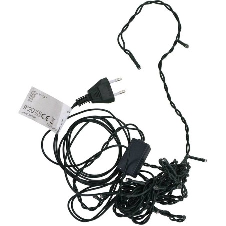 Catena 20 led luce bianca calda distanza led 20 cm