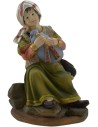 Chico que toca la zampoña 15 cm en resina Mondo Presepi