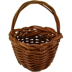 Cesta de mimbre lux ø 3,5 cm Mundo Belenes 2