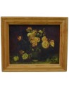 Cuadro con flores 5,8x4,8 cm