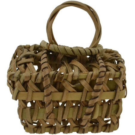 Cesto con coperchio cm 4x2,5x3-5,5 h. Mondo Presepi