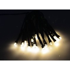 Cadena de 20 luces LED de color blanco cálido a pilas. 2