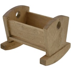 Culla in legno cm 6x5 Mondo Presepi 2
