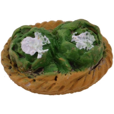 Cesta con coliflores 2,5 cm Mundo Pesebres