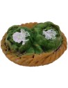 Cesta con coliflores 2,5 cm