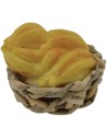 Cesta de mimbre ø 2,5 cm con plátanos