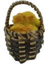 Cesta de mimbre ø 2,5 cm con plátanos