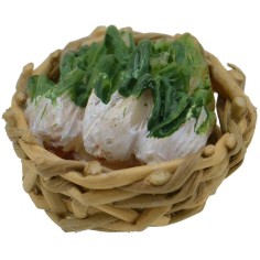 Cesto in vimini ø 2,5 cm con sedano Mondo Presepi