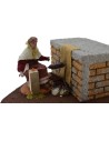 Mujer en el asador en movimiento Oliver