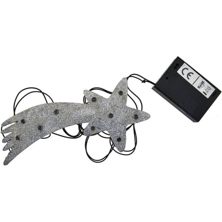 Comet star with 10 battery-powered LEDs