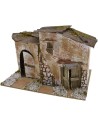 Casa rustica per presepe cm 20x14x13 h.