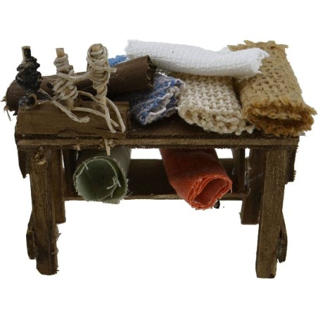 Banco tamaño 7x3x4,5 cm h. Mundo Pesebres