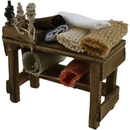 Banco tamaño 7x3x4,5 cm h. Mundo Pesebres