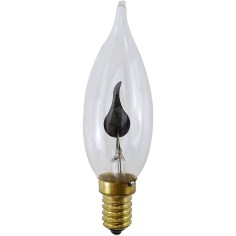 Lámpara llama efecto fuego 3x11 cm E14 Mundo Pesebres