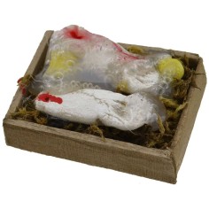 Caja de pescado cm 4x3x1 Mundo Pesebres 2