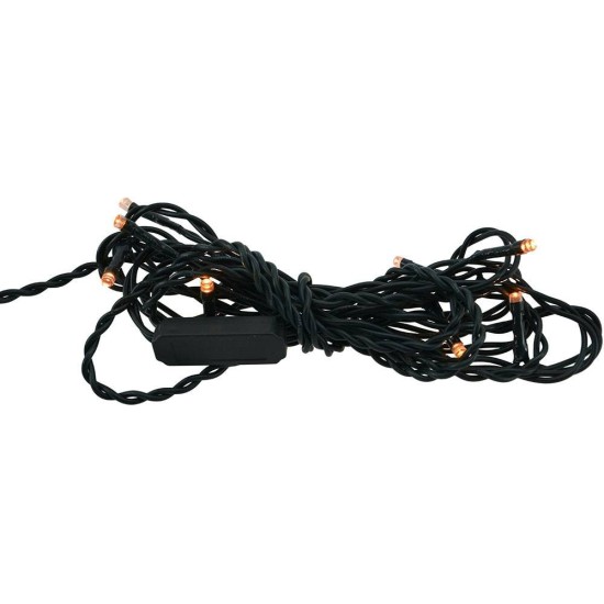 Cadena de 10 luces LED de color blanco cálido, distancia entre