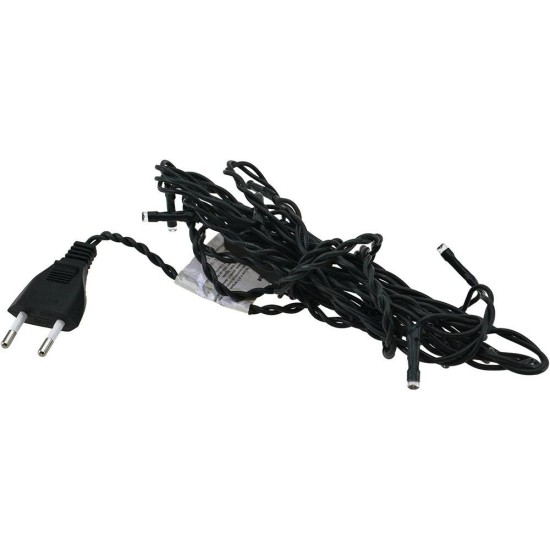 Catena 10 led luce bianca calda distanza tra led 20 cm - luci