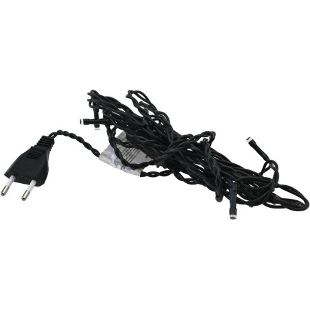 Catena 10 led luce bianca calda distanza tra led 20 cm - luci
