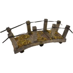 Wooden bridge 16x6 cm