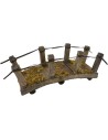 Wooden bridge 16x6 cm