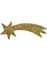 Estrella cometa oro 11 cm