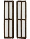 Puerta ventana de doble hoja disponible en las medidas:
