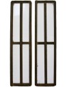 Puerta ventana de doble hoja disponible en las medidas: