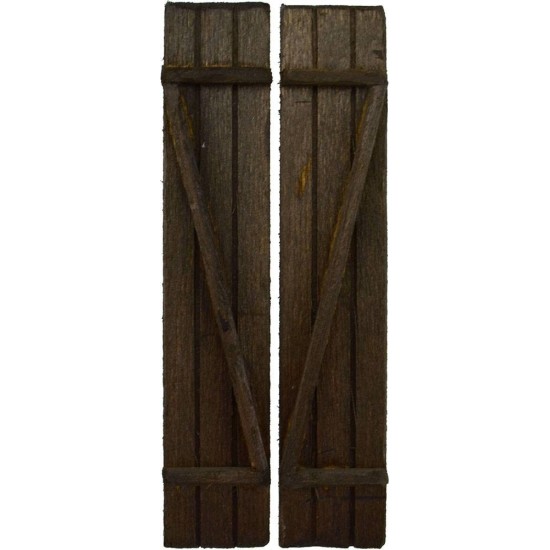 Persiana de doble hoja para puerta-ventana disponible en las